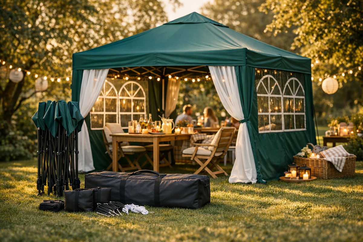 Faltpavillon 3x3m grün günstig | Schnäppchenmarkt Raum Ingolstadt