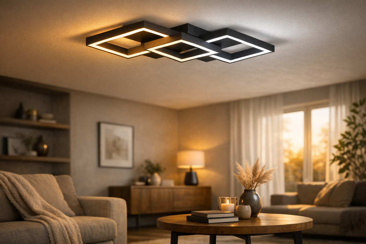LED Deckenlampe schwarz 65cm | Schnäppchenmarkt Raum Ingolstadt