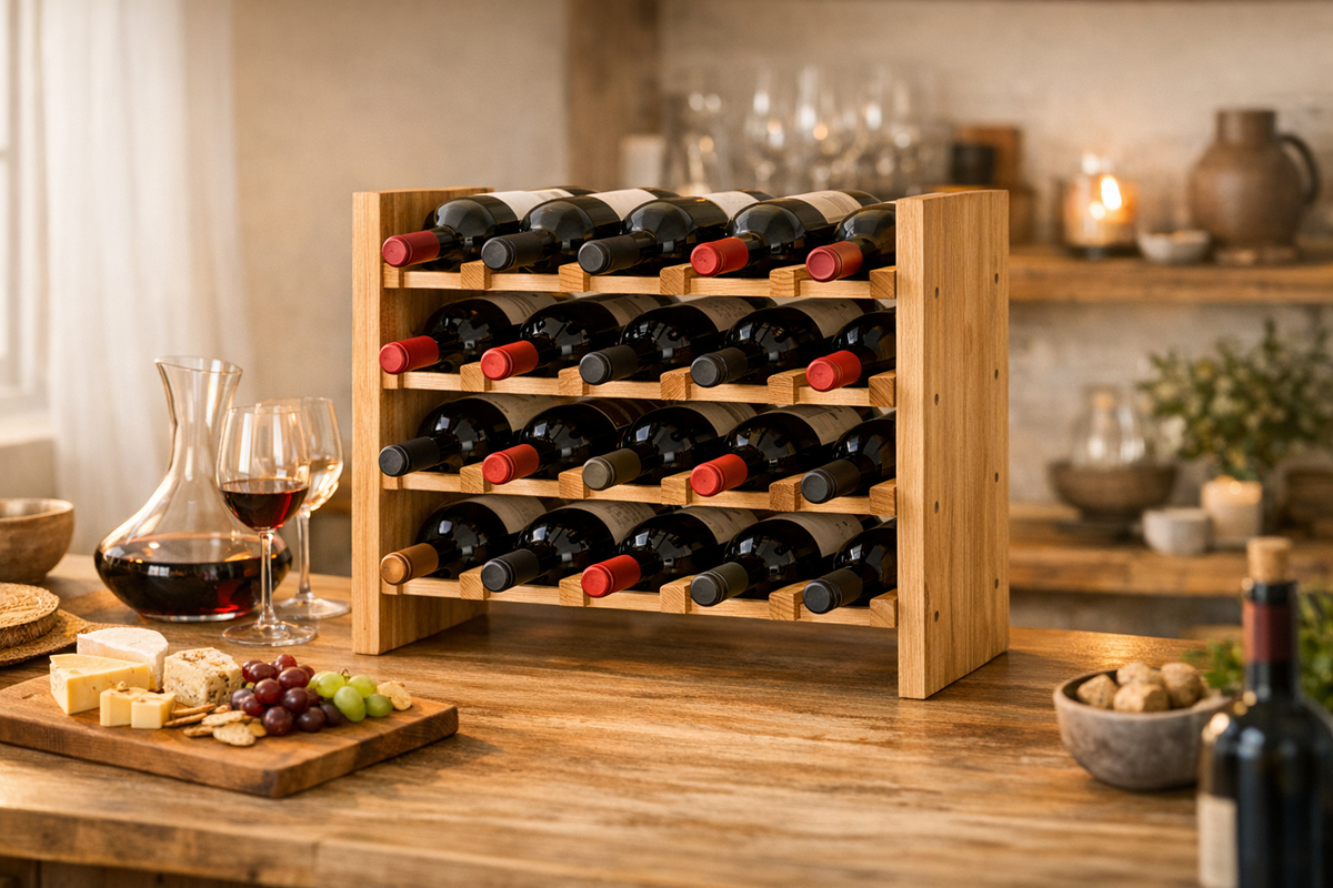 Weinregal Flaschenständer Holz für 36 Flaschen | Schnäppchenmarkt Raum Ingolstadt