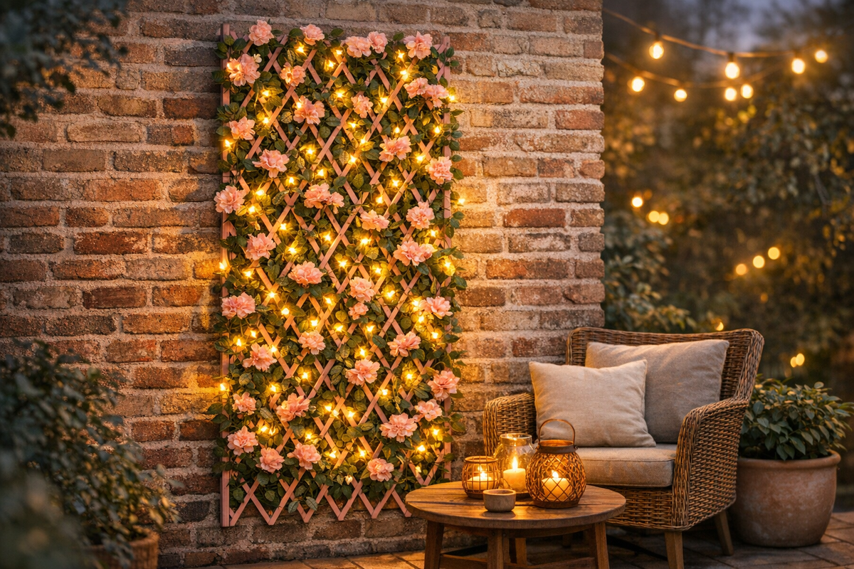 Spalier Rankgitter 180x60cm rosa | Schnäppchenmarkt Raum Ingolstadt