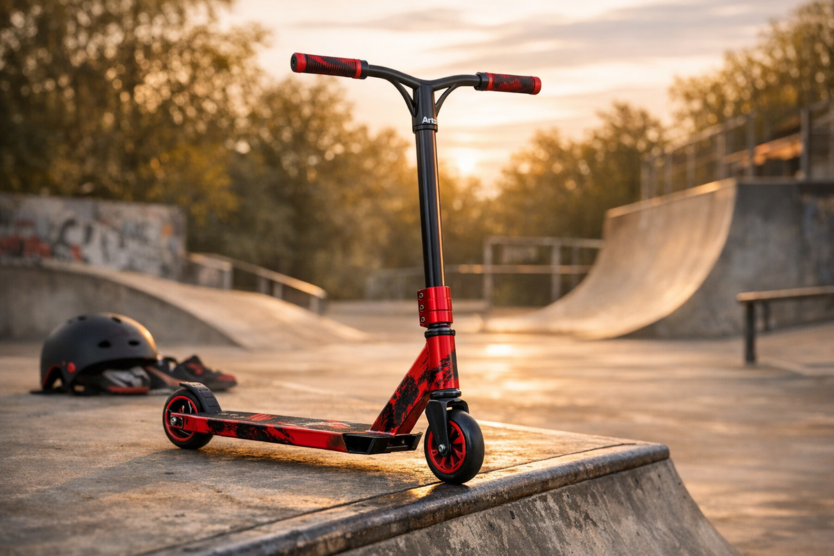 Stuntscooter Trickroller rot schwarz | Schnäppchenmarkt Raum Ingolstadt