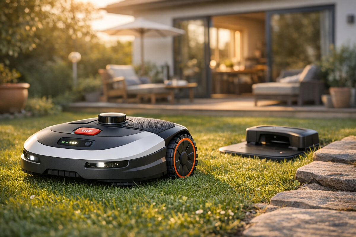 Rasenroboter 800 m² schwarz | Schnäppchenmarkt Raum Ingolstadt
