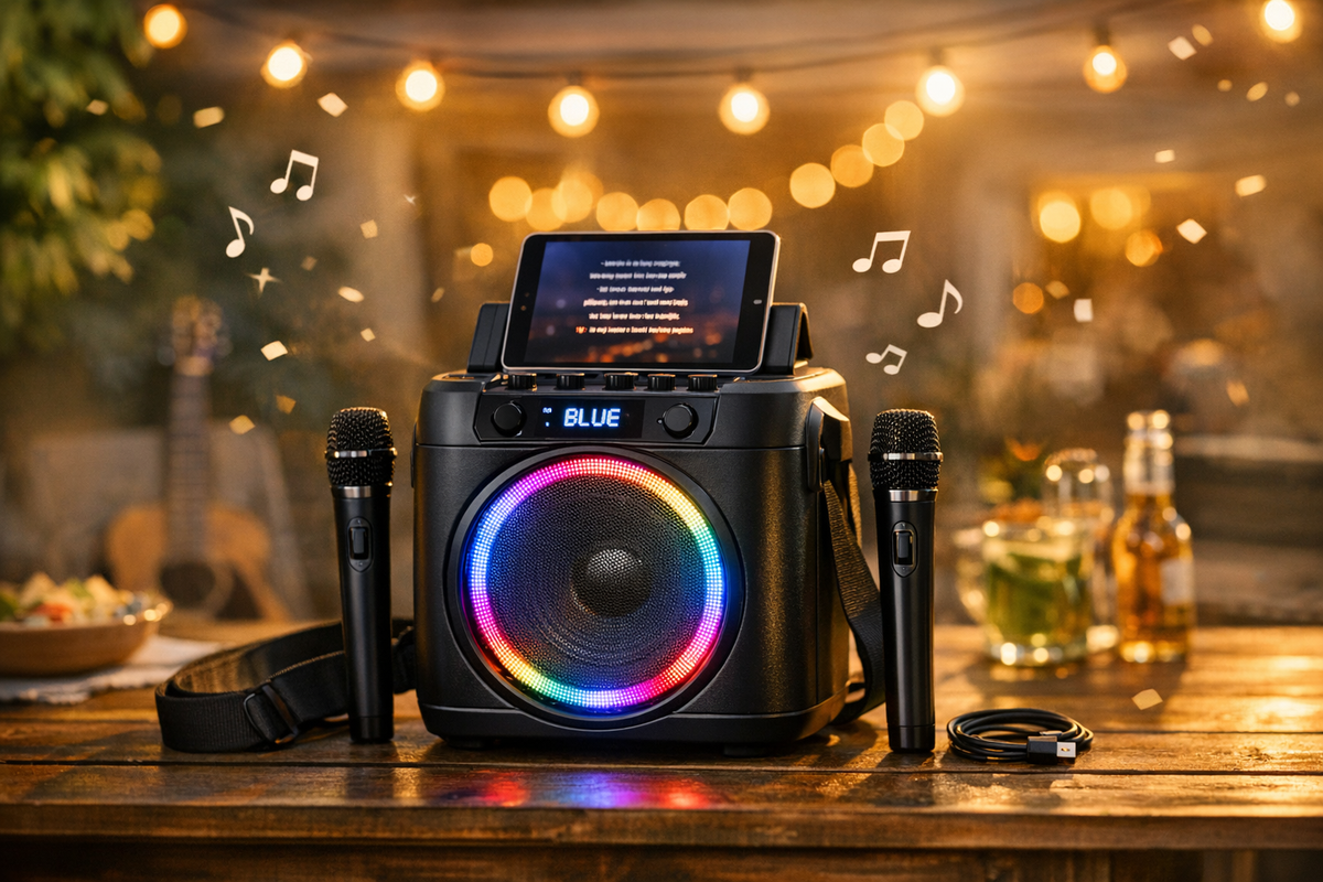 Karaokemaschine Lautsprecher Schwarz | Schnäppchenmarkt Raum Ingolstadt