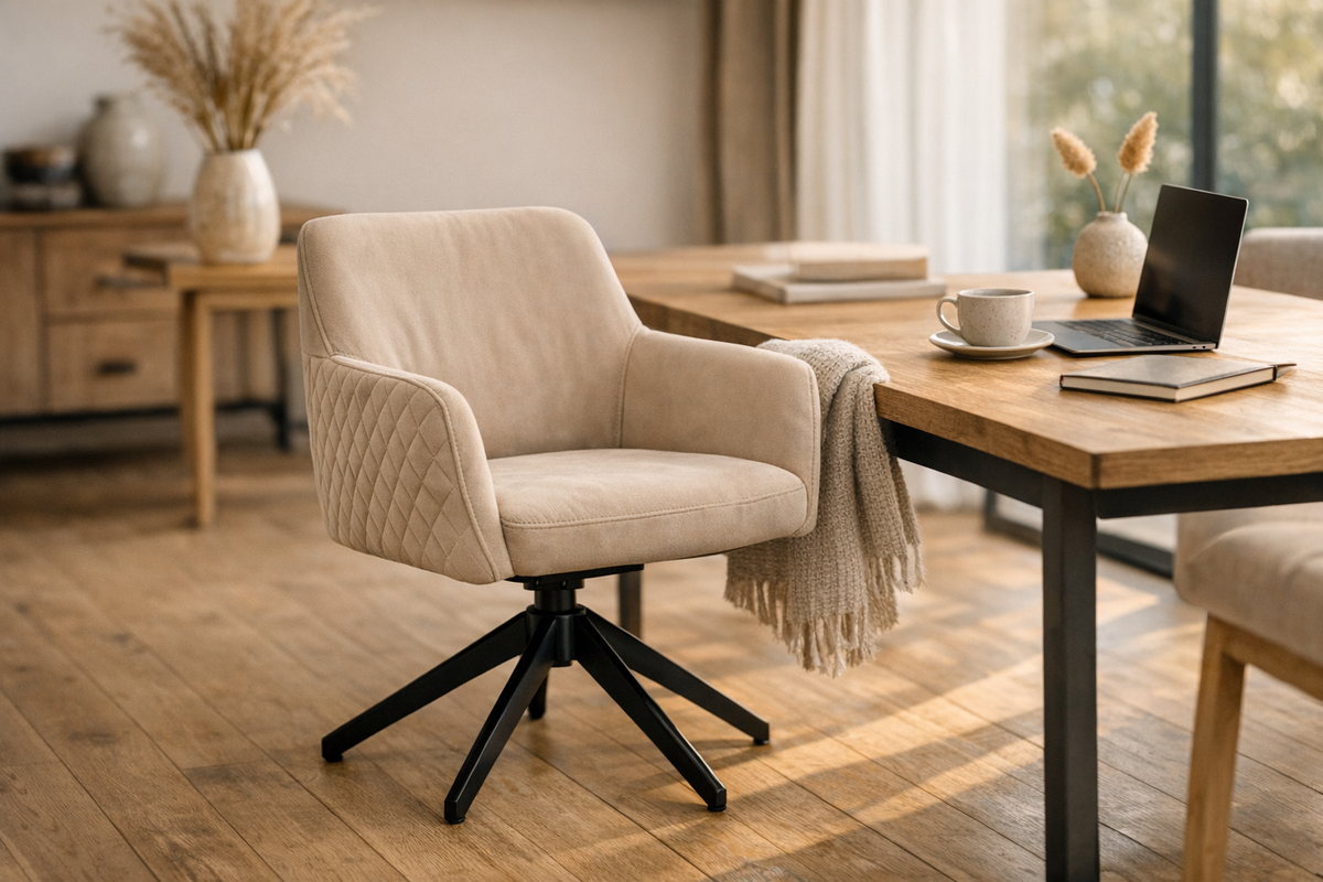 Drehstuhl Beige 61x57x85 cm | Schnäppchenmarkt Raum Ingolstadt