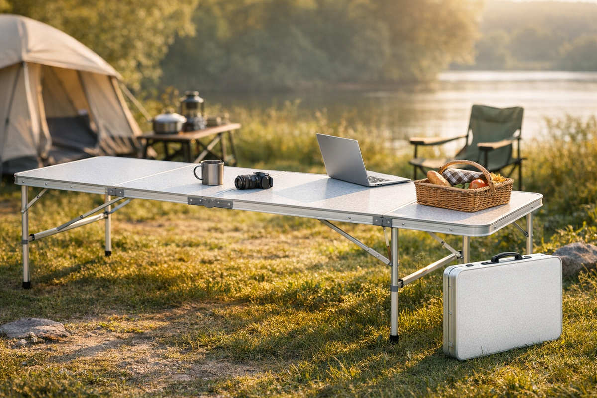 Campingtisch 180x60 cm weiß | Schnäppchenmarkt Raum Ingolstadt