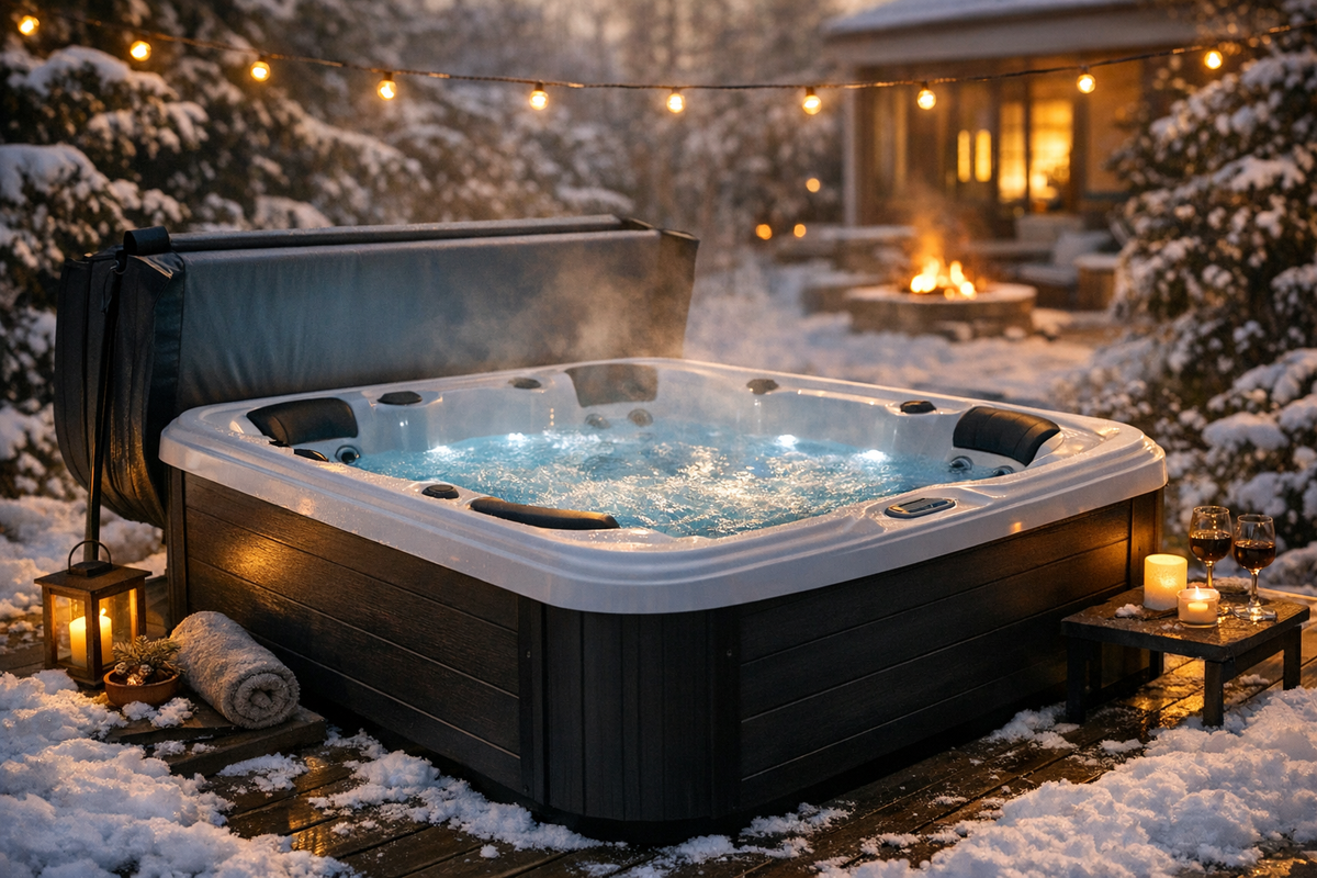 Whirlpool Aussenwhirlpool winterfest | Schnäppchenmarkt Ingolstadt