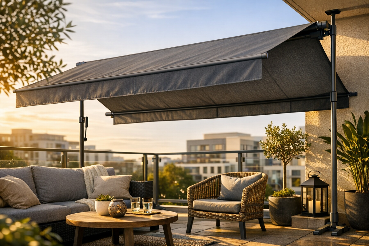 Klemmmarkise Sonnenschutz 350 x 125 cm | Schnäppchenmarkt Raum Ingolstadt