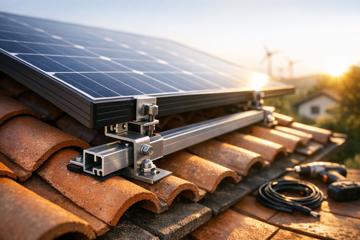 Solarmodulhalterung 1500 mm Ziegeldach | Schnäppchenmarkt Ingolstadt