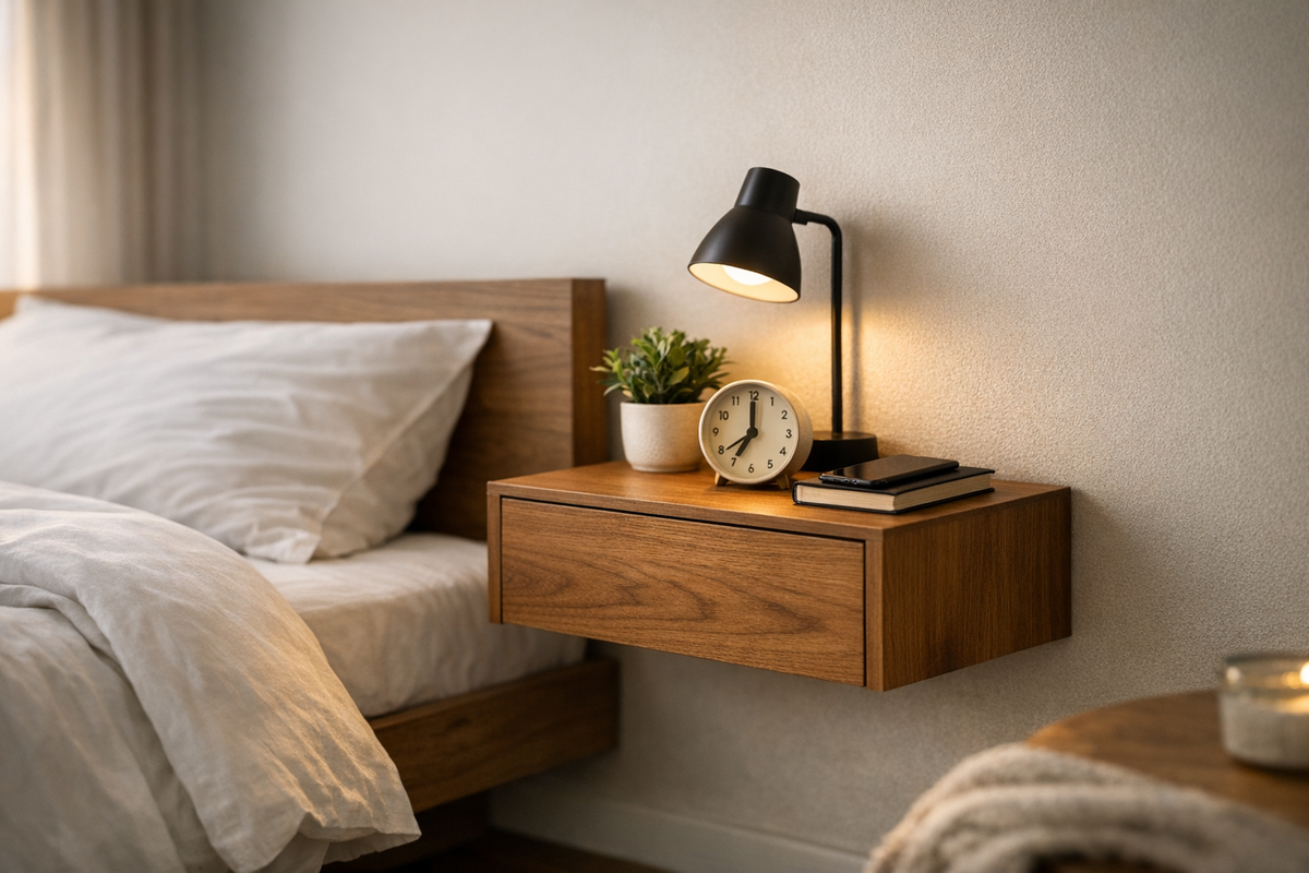 Nachttisch Wandregal Set aus Holz | Schnäppchenmarkt Raum Ingolstadt