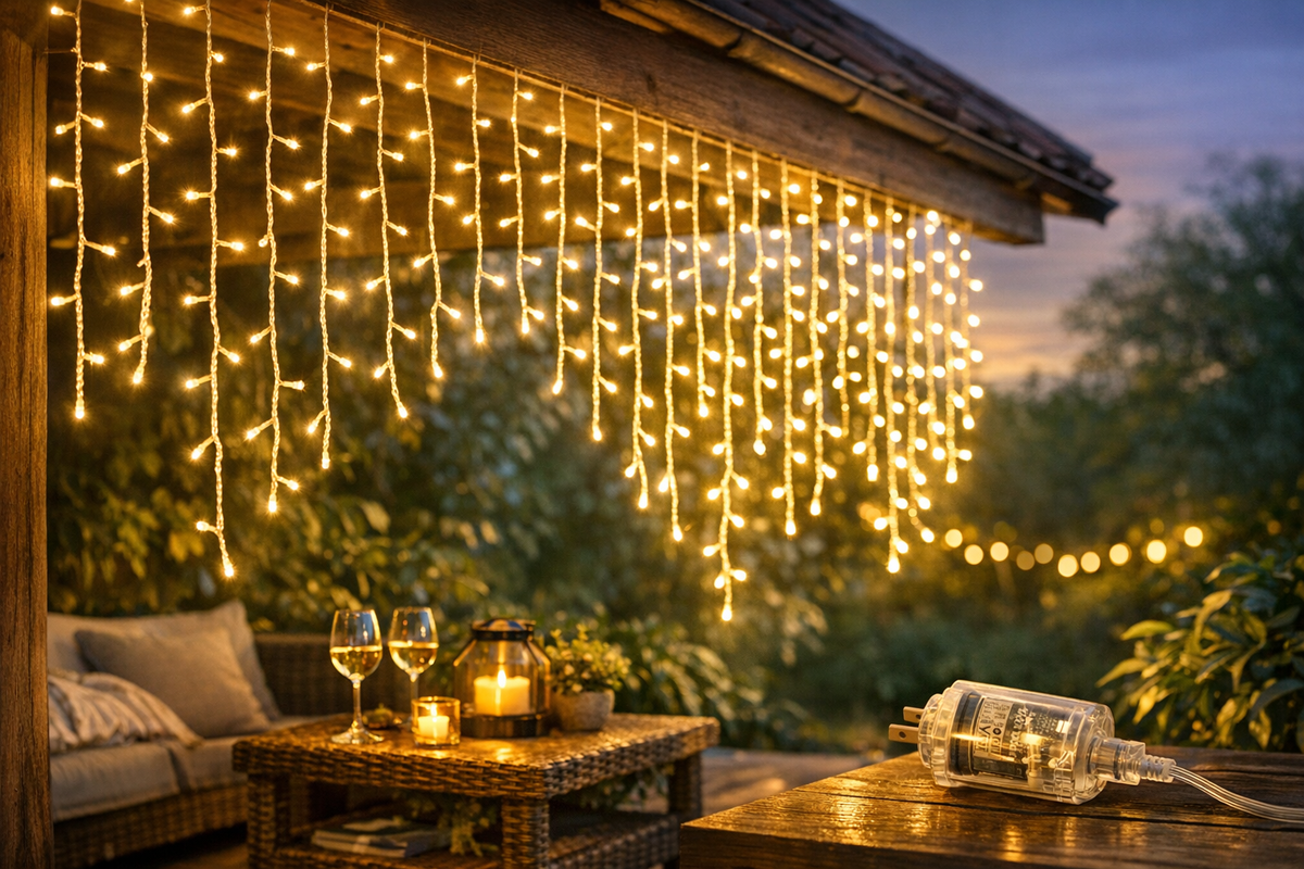 Lichterkette Lichtervorhang 400 LEDs warmweiß | Schnäppchenmarkt Raum Ingolstadt