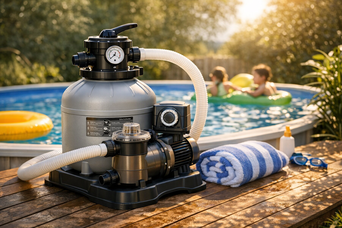 Sandfilter Poolfilter mit Timer | Schnäppchenmarkt Raum Ingolstadt