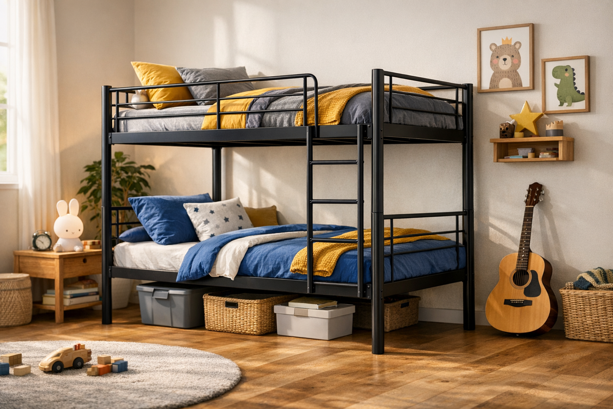 Etagenbett 90x200 cm schwarz | Schnäppchenmarkt Raum Ingolstadt