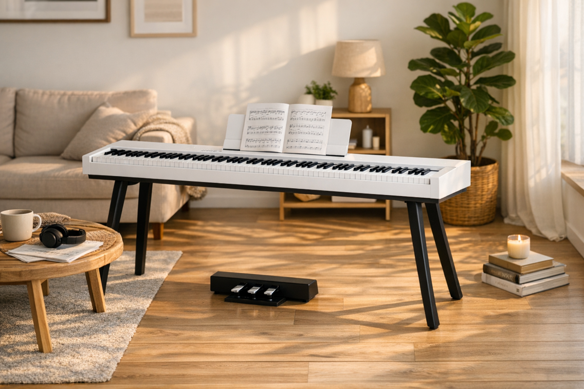 Digitalpiano Keyboard 88 Tasten weiß | Schnäppchenmarkt Ingolstadt
