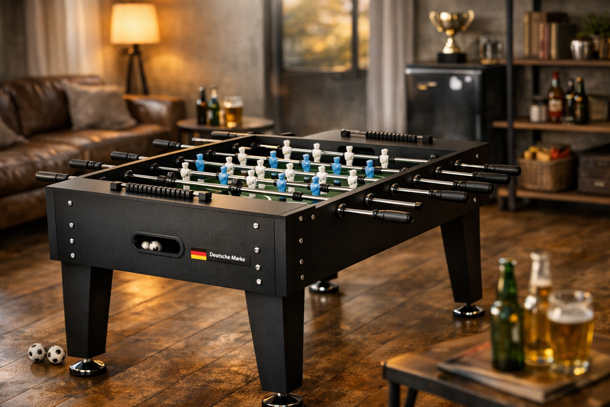 Tischkicker 139x72x88 cm schwarz | Schnäppchenmarkt Raum Ingolstadt