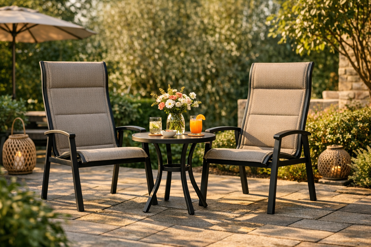 Gartenstuhl Hochlehner Set Braun | Schnäppchenmarkt Raum Ingolstadt