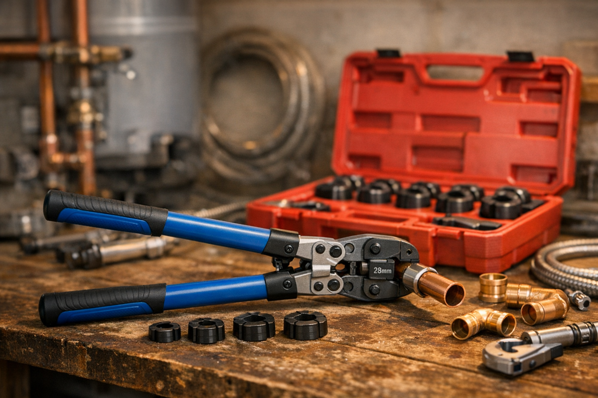 Presszange Crimpzange 12-32 mm | Schnäppchenmarkt Raum Ingolstadt
