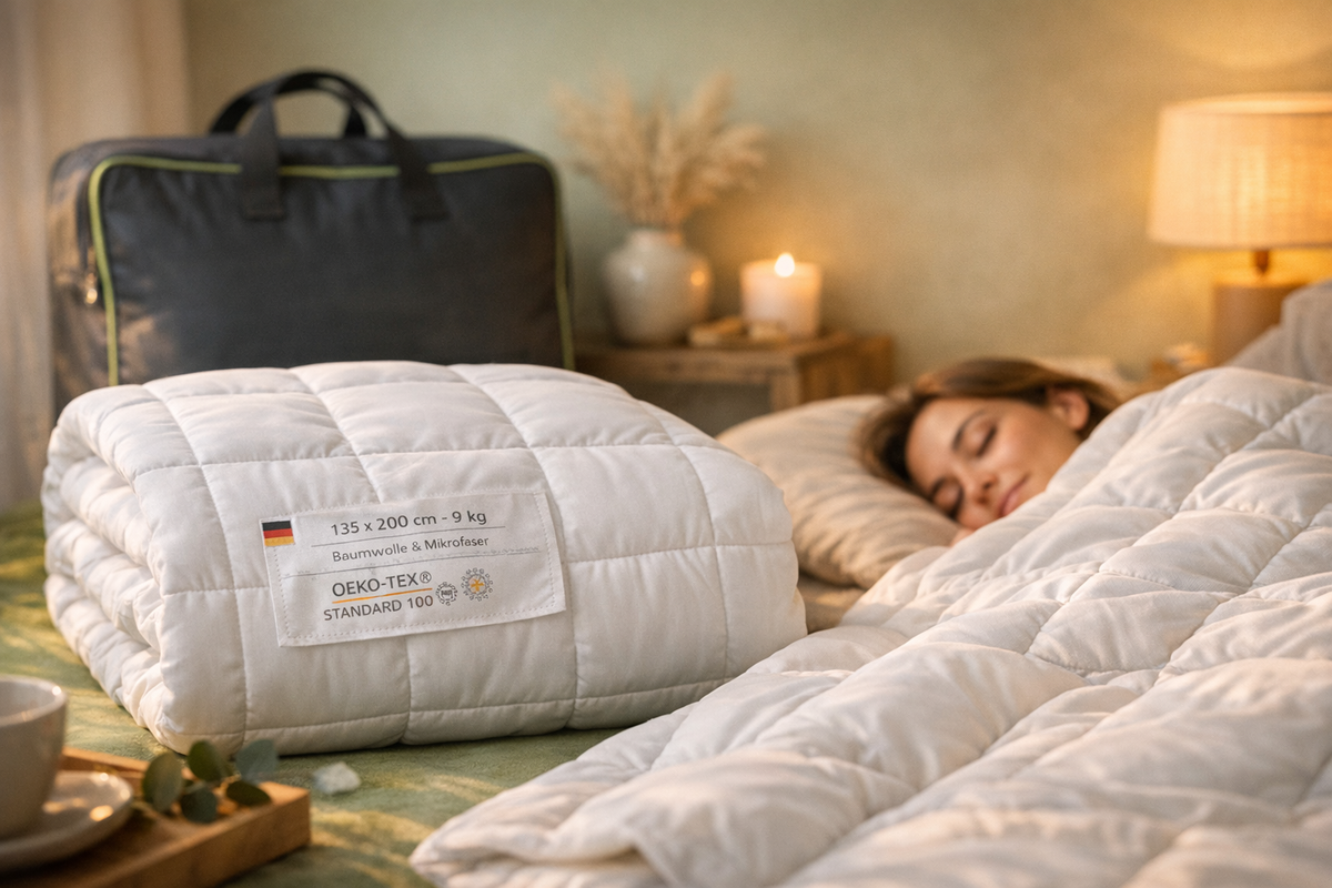 Gewichtsdecke Therapiedecke 135x200cm, 9kg | Schnäppchenmarkt Raum Ingolstadt