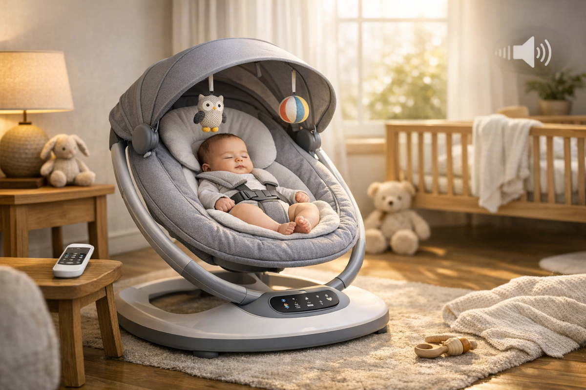 Babyschaukel elektrisch grau | Schnäppchenmarkt Raum Ingolstadt