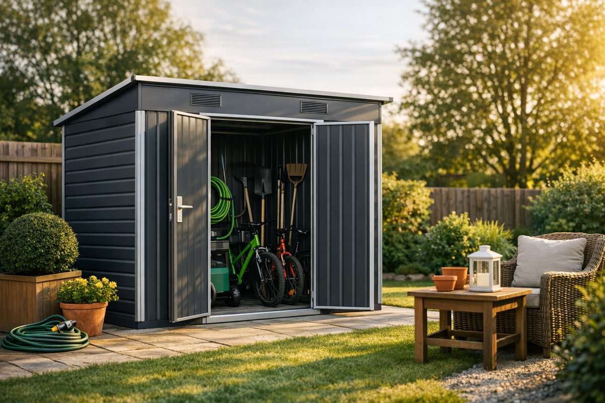 Gerätehaus Gartenhaus XXL grau | Schnäppchenmarkt Raum Ingolstadt