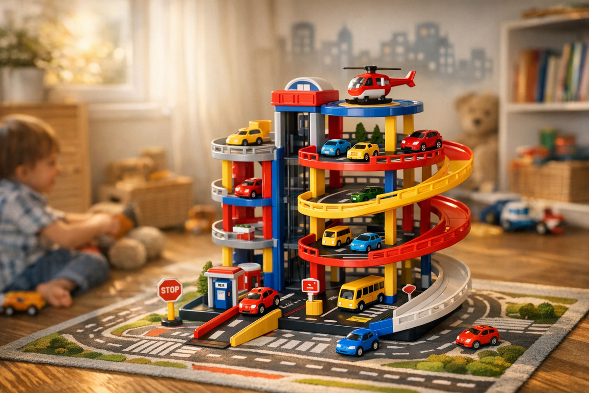 Kinderparkgarage mit 5 Etagen | Schnäppchenmarkt Raum Ingolstadt