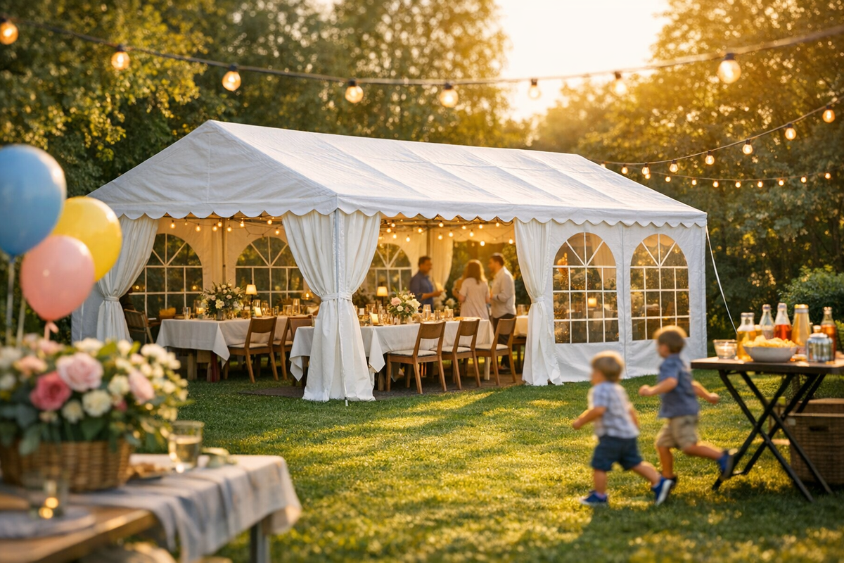 Pavillon 3x6m Weiß – Schnäppchenmarkt Raum Ingolstadt