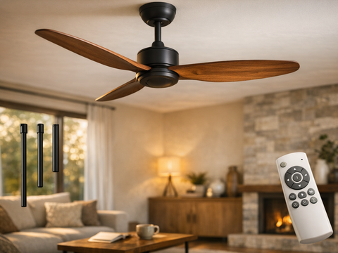 Deckenventilator Holz Braun | Schnäppchenmarkt Raum Ingolstadt