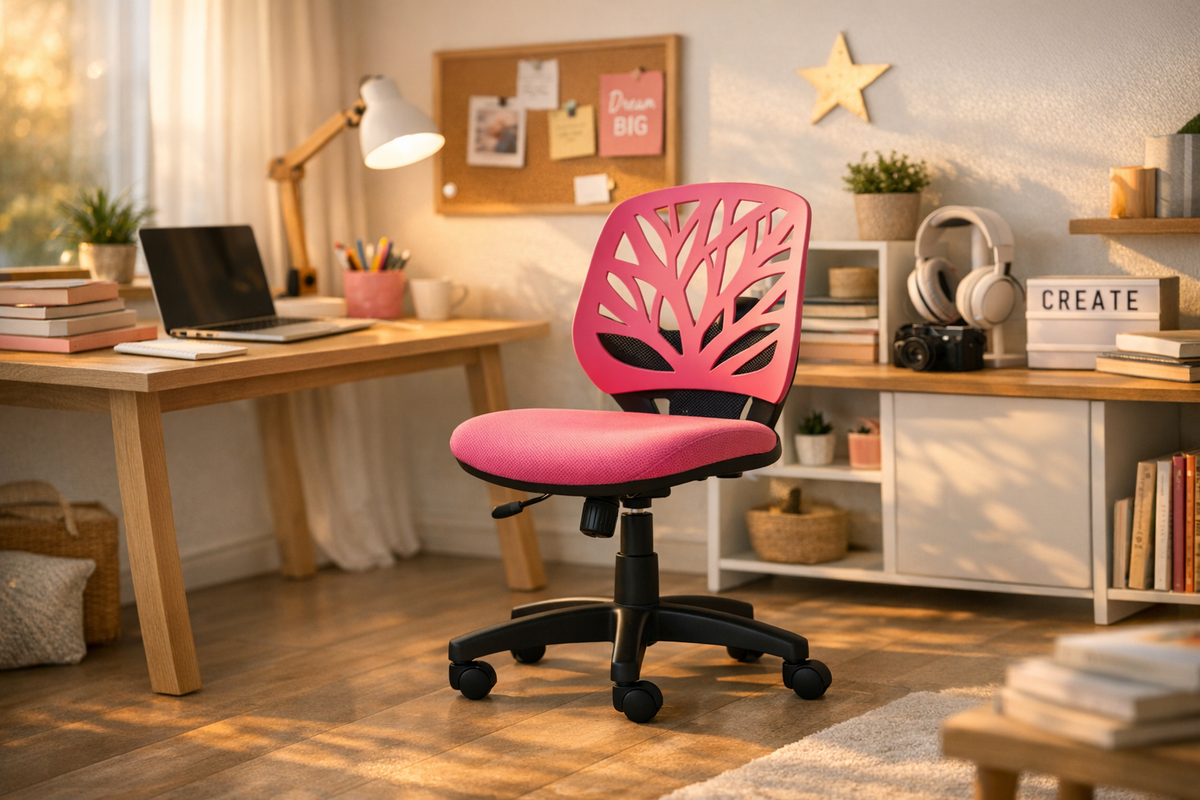 Bürostuhl Drehstuhl rosa schwarz | Schnäppchenmarkt Raum Ingolstadt