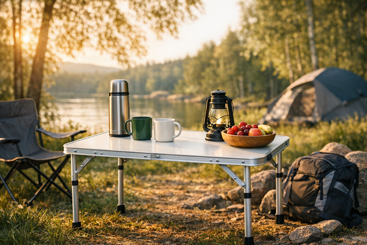 Campingtisch 70x50x58 cm weiß | Schnäppchenmarkt Raum Ingolstadt