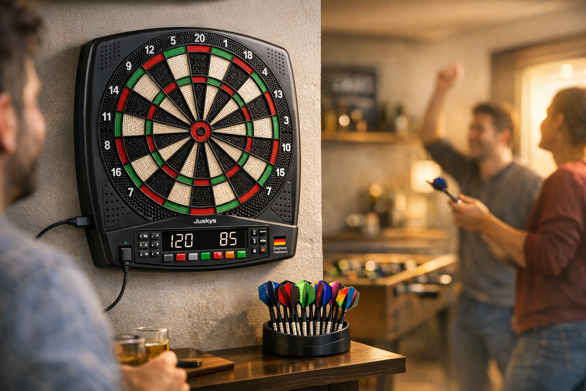 Elektronisches Dartboard LCD, USB-C für 8 Spieler | Schnäppchenmarkt Raum Ingolstadt