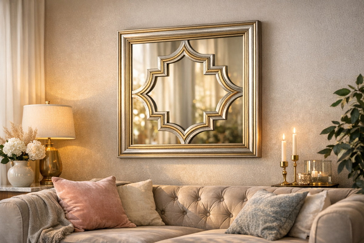 Wandspiegel quadratisch silber gold | Schnäppchenmarkt Raum Ingolstadt