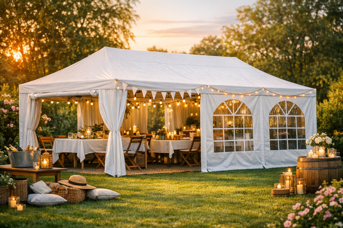 Party Pavillon 3x6m weiß | Schnäppchenmarkt Raum Ingolstadt
