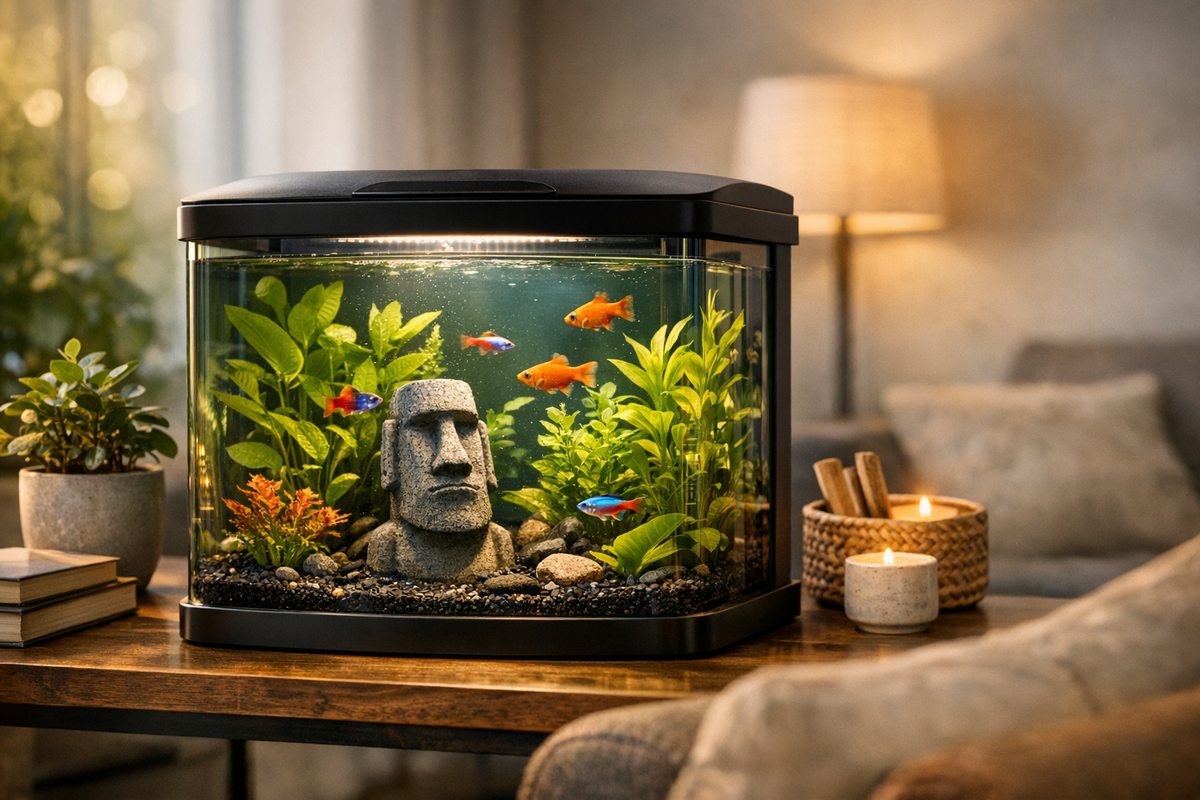 Aquarium Set Komplett 30 l schwarz | Schnäppchenmarkt Raum Ingolstadt