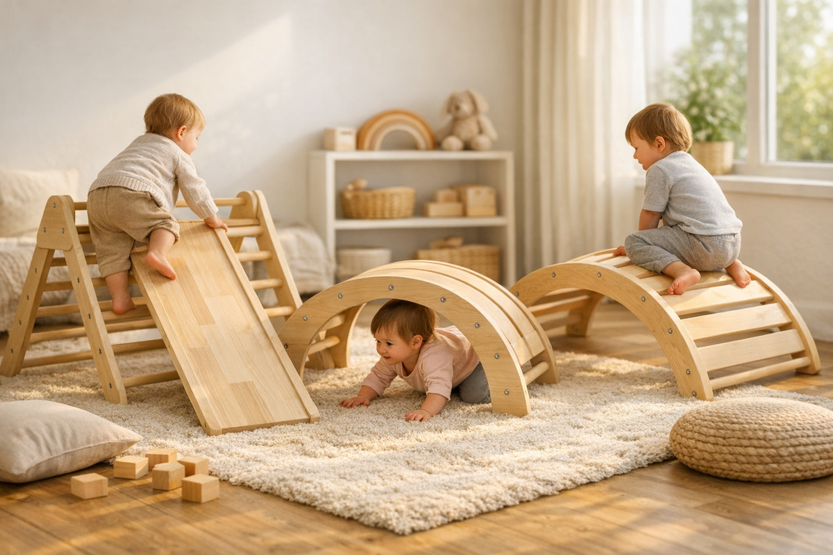 Kletterdreieck & Kletterbogen Holz Natur | Schnäppchenmarkt Raum Ingolstadt