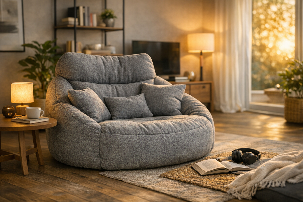 Sitzsack Sofa Lounger, hoher Rücken | Schnäppchenmarkt Raum Ingolstadt
