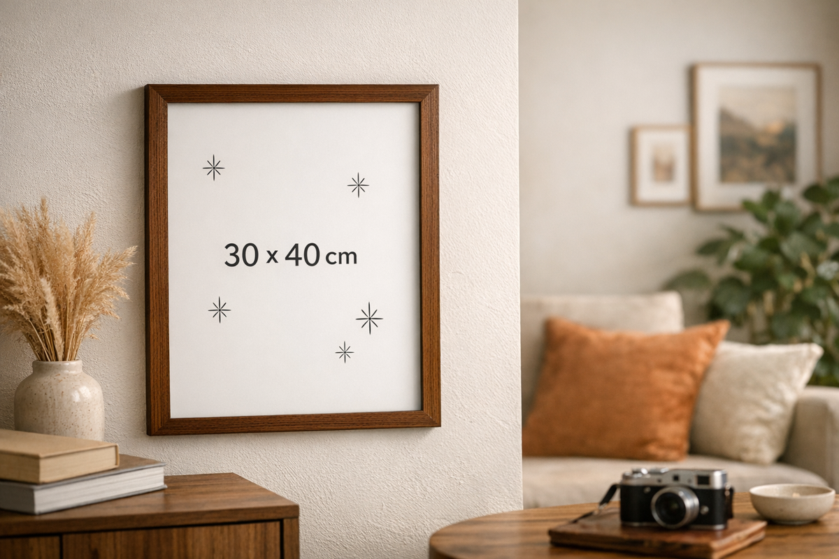 Bilderrahmen 30x40 cm braun | Schnäppchenmarkt Raum Ingolstadt