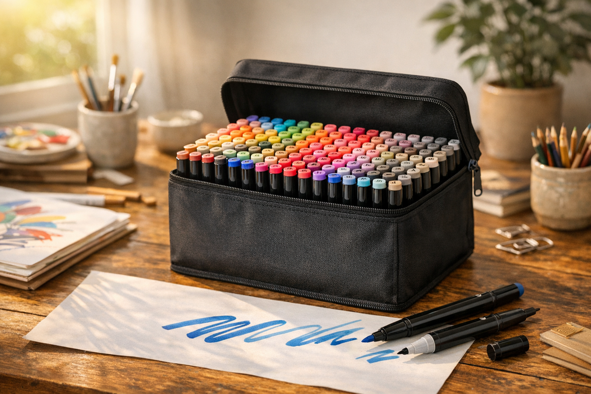 Marker Set 168 Farben mit Tragetasche | Schnäppchenmarkt Raum Ingolstadt