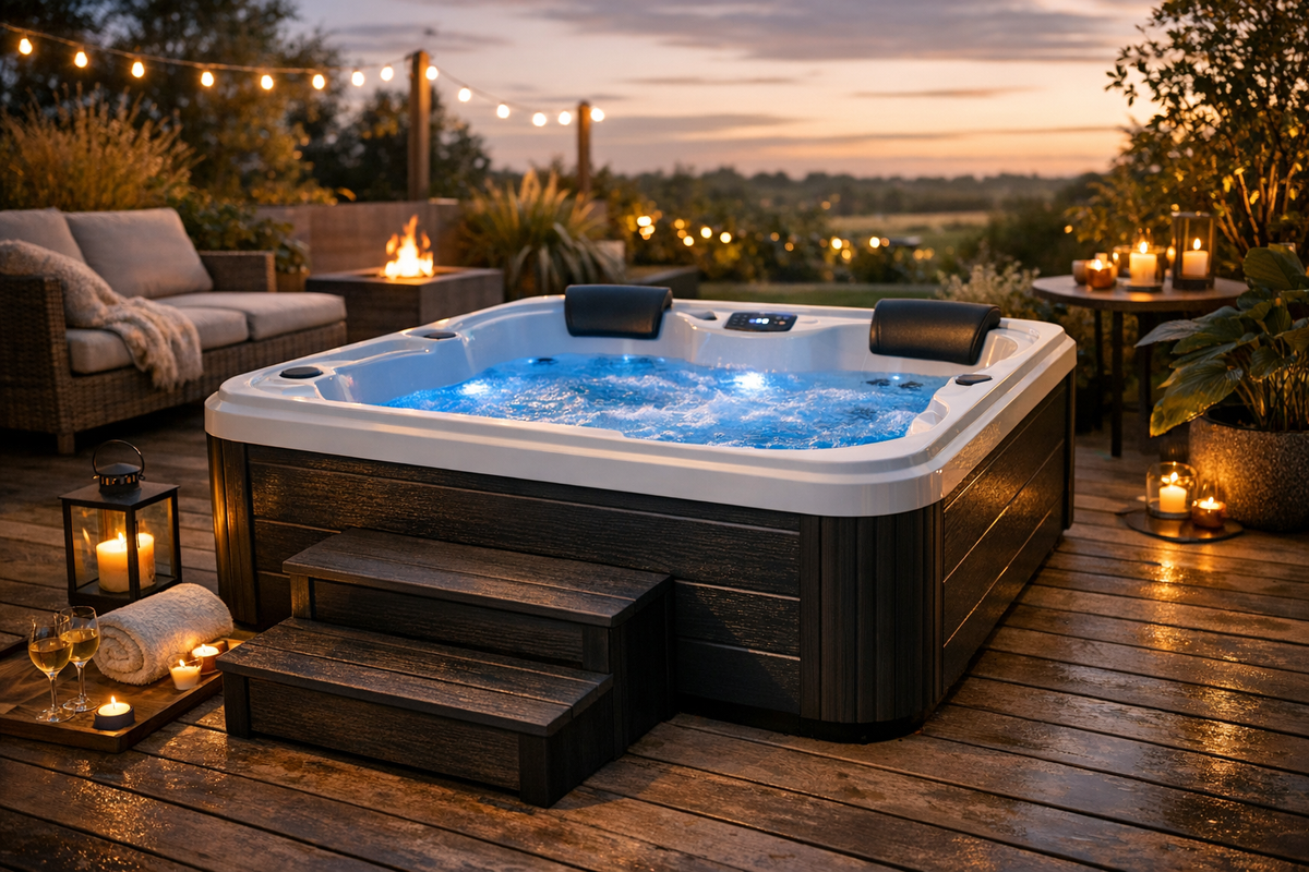 Whirlpool Hot Tub 2–3 Personen, weiß | Schnäppchenmarkt Raum Ingolstadt